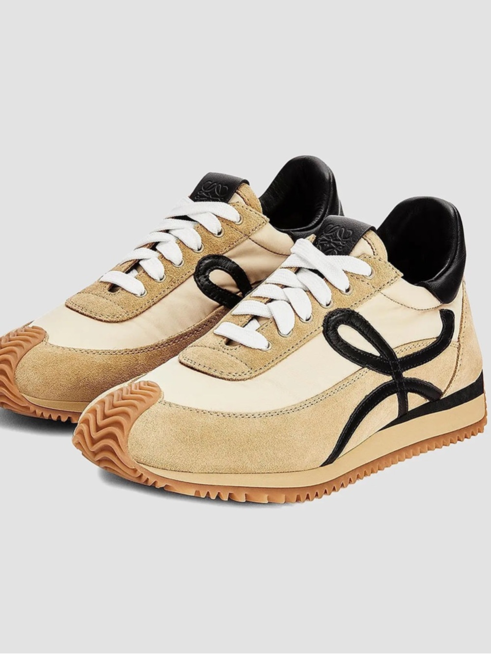 LOEWE Flow Runner Suede And Leather Sneakers Size 41. - Picture 1 of 14